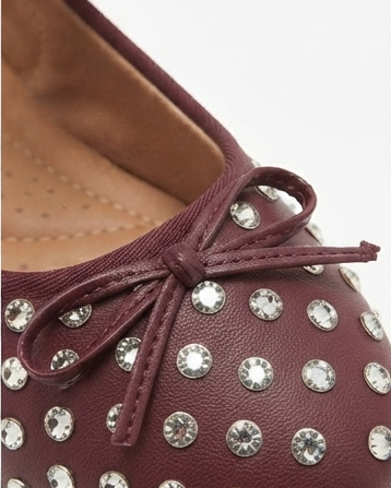 Ballerine Donna con Strass | Scarpe Basse a Cinturino in paleTTe. abbigliamento