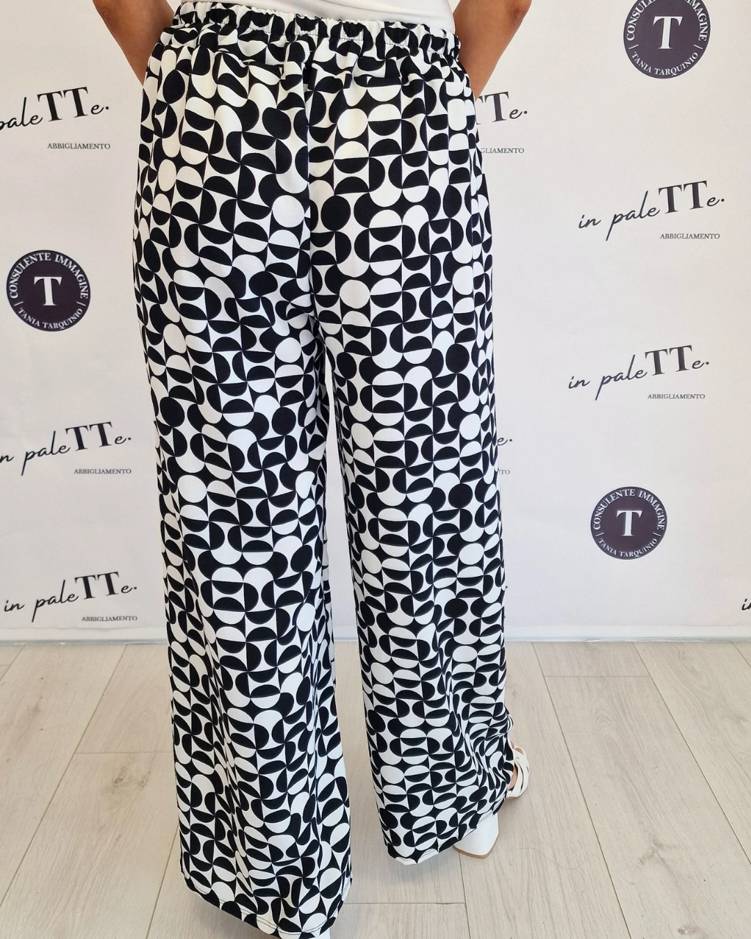 PANTALONE FANTASIA BLACK & WHITE