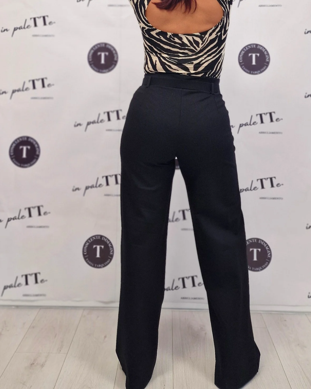 PANTALONE PUNTO MILANO CON CINTURA vari colori in paleTTe. abbigliamento