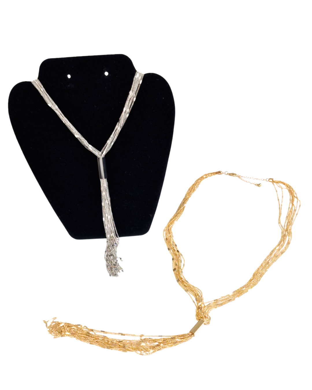 COLLANA LUNGA "SELENE" in paleTTe. abbigliamento