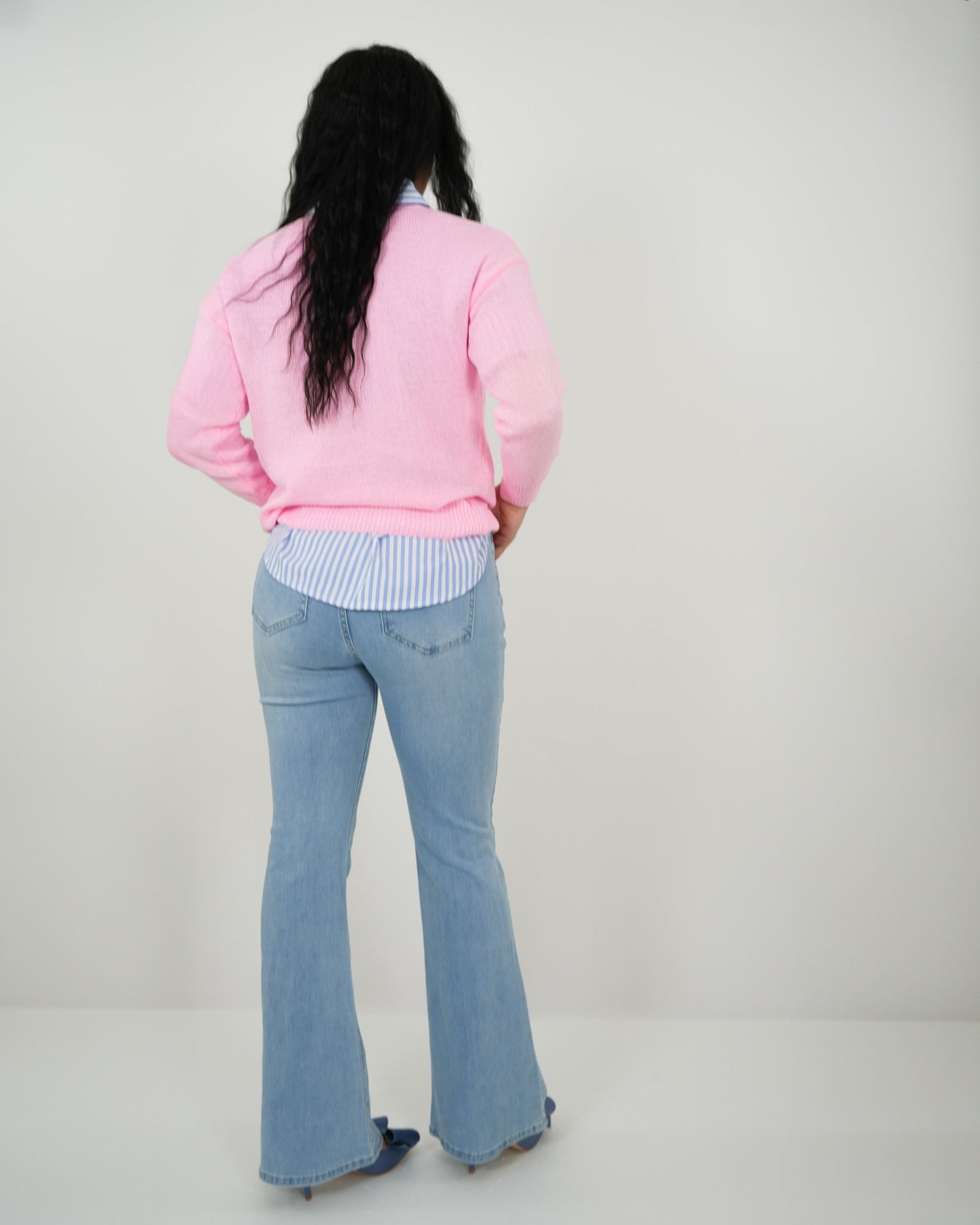 JEANS ZAMPA "Dina" in paleTTe. abbigliamento