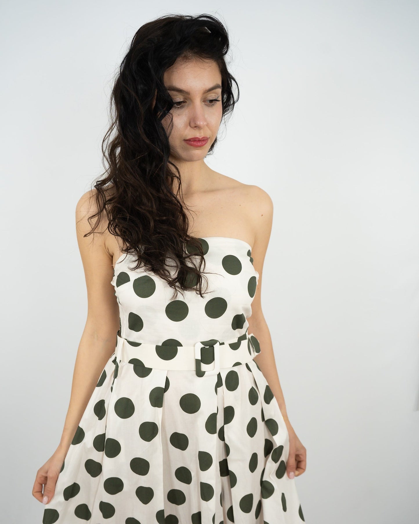 VESTITO A POIS in paleTTe. abbigliamento