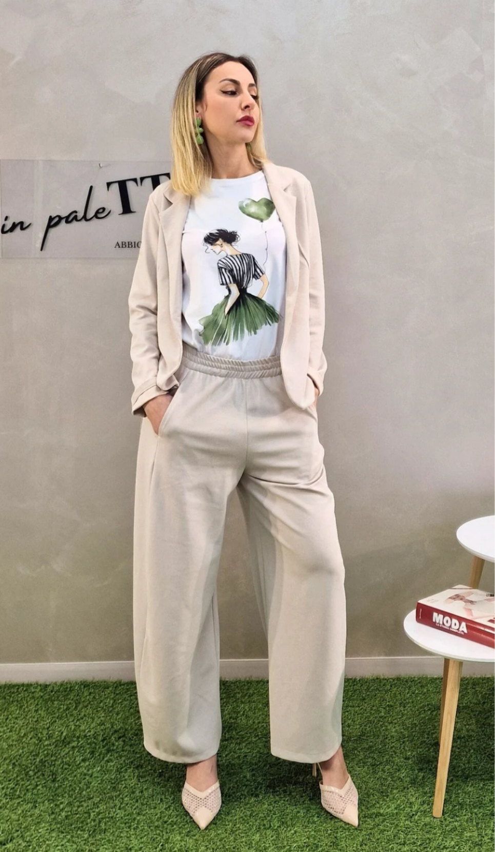 SET COMPLETO GIACCA E PANTALONE TUTA ELASTICIZZATO