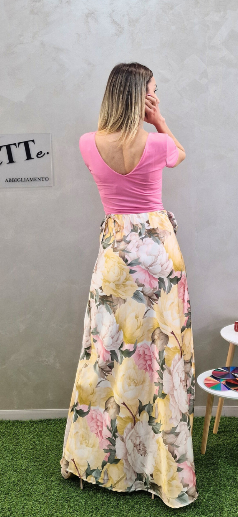 GONNA FIORATA vari colori