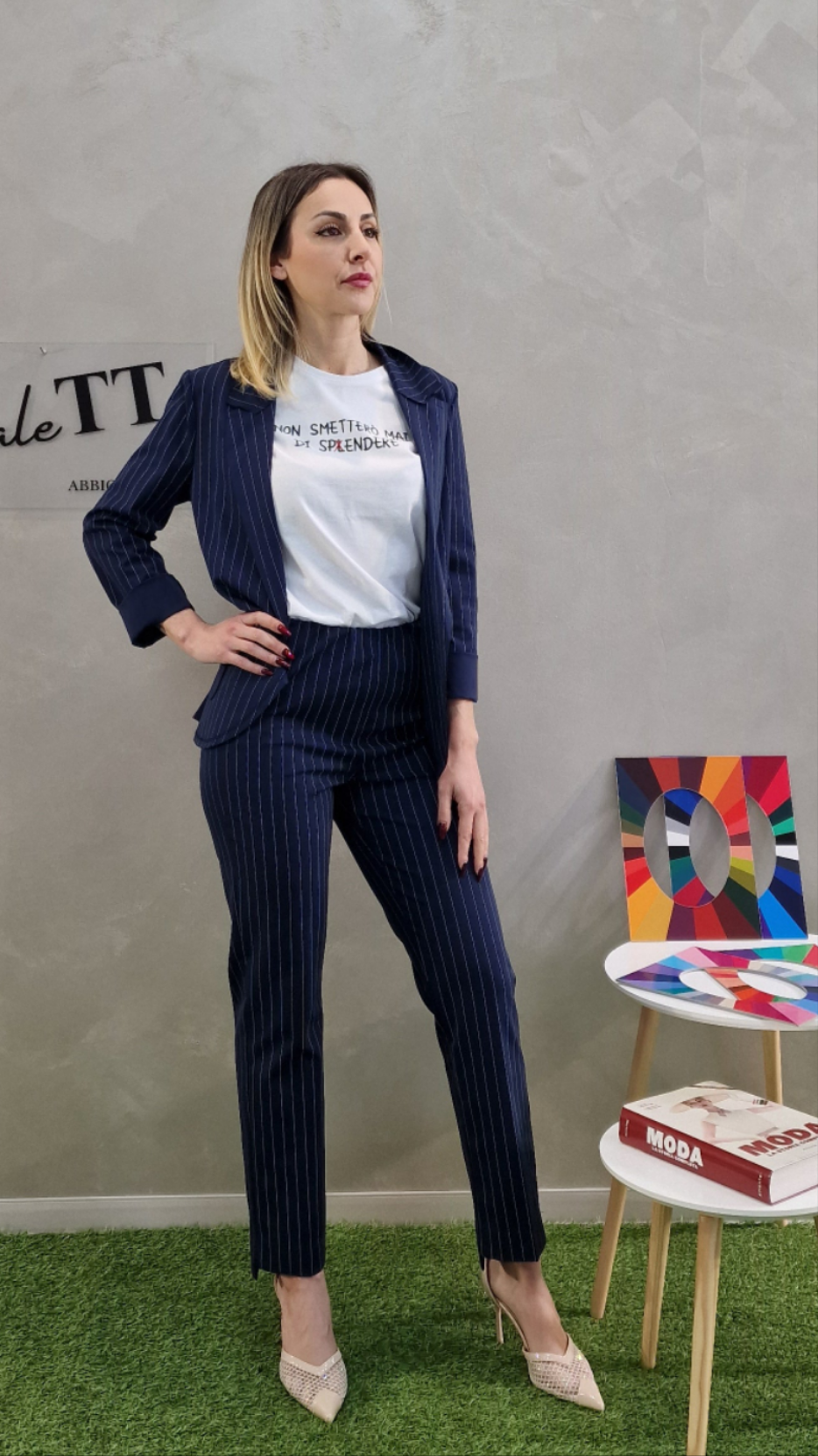 SET COMPLETO BLAZER E PANTALONE vari colori