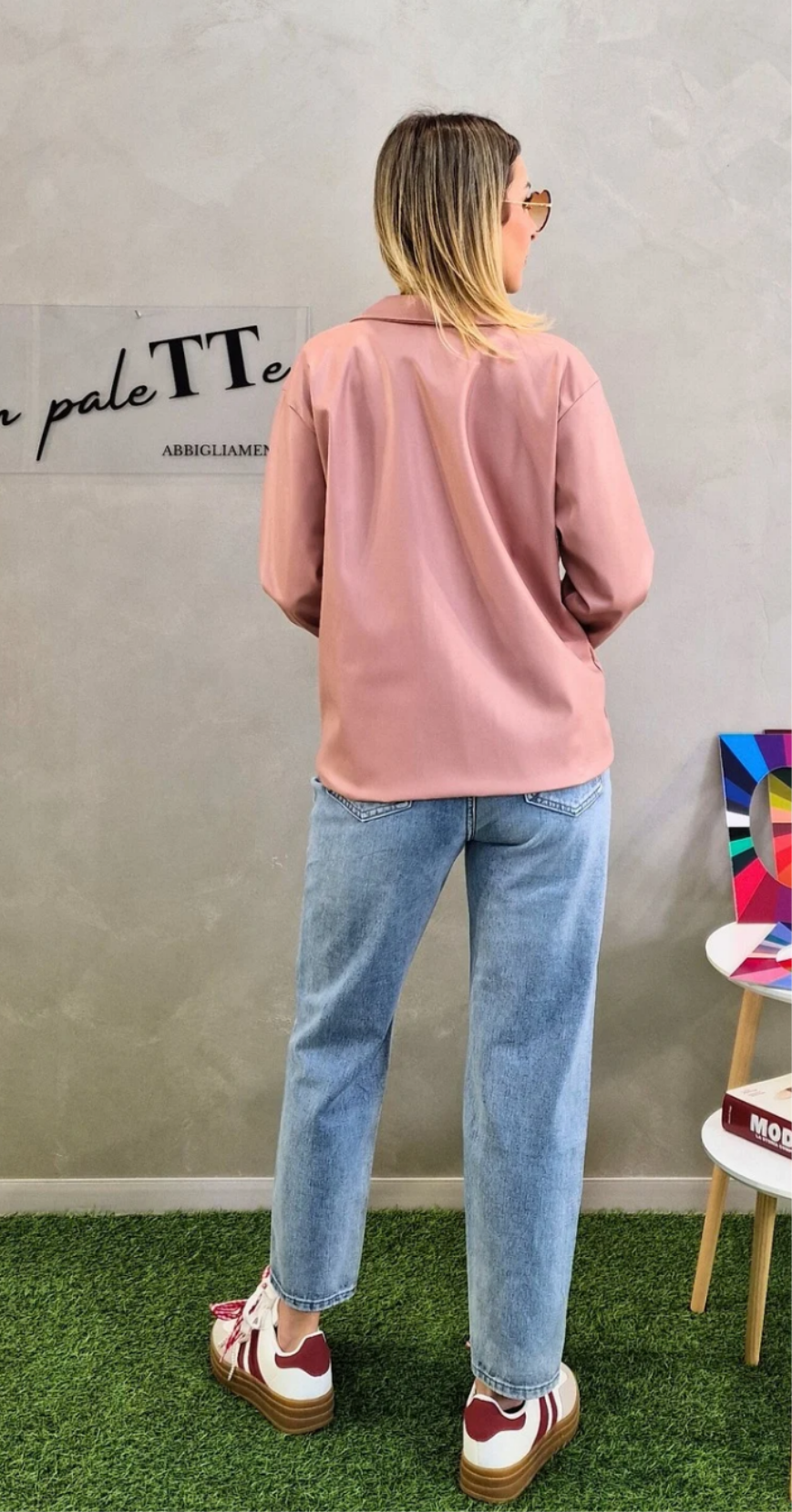 GIACCA IN ECOPELLE vari colori