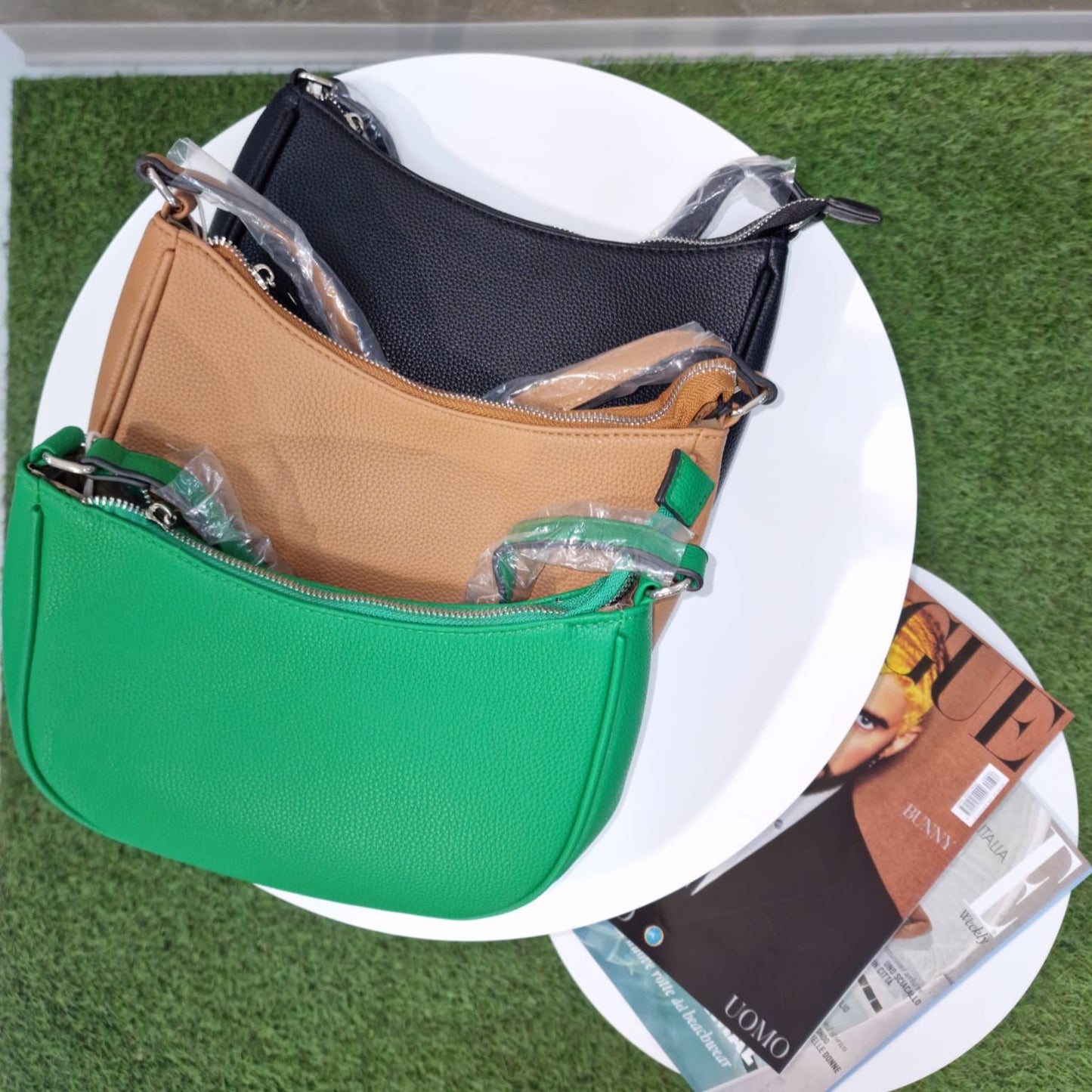 BORSA GIUSY in Pelle - Vari Colori Eleganti - in paleTTe. abbigliamento in paleTTe. abbigliamento 19.90