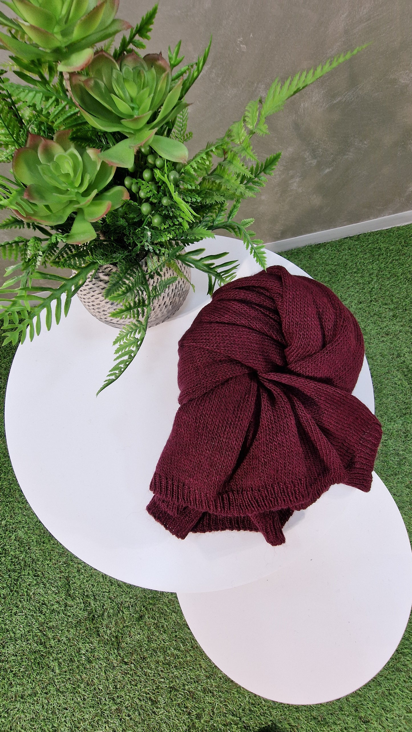 SCIARPONE IN MISTO LANA E ALPACA vari colori