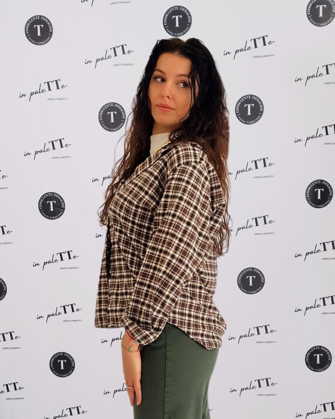 CAMICIA CALDA A QUADRI1 in paleTTe. abbigliamento