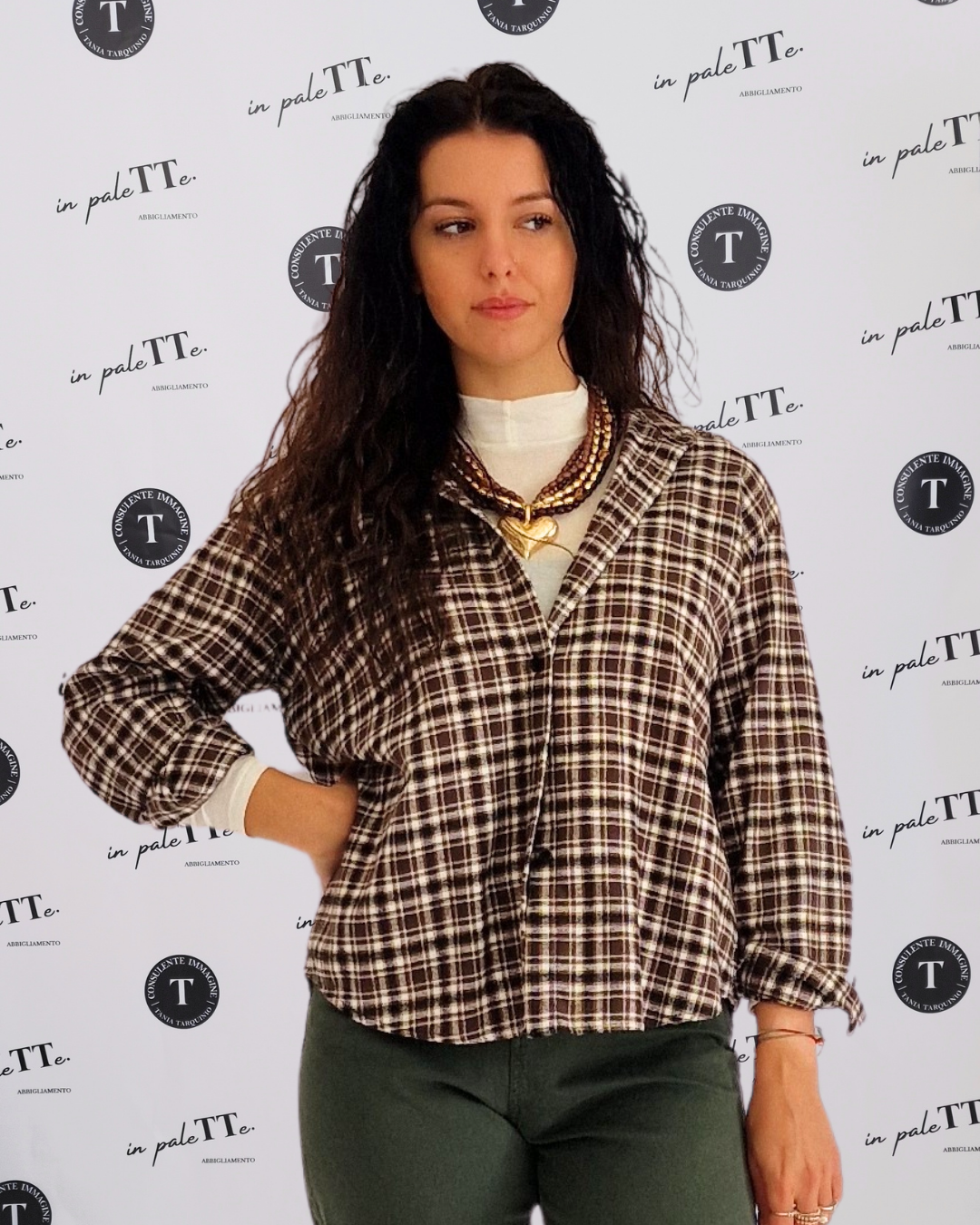 CAMICIA CALDA A QUADRI1 in paleTTe. abbigliamento