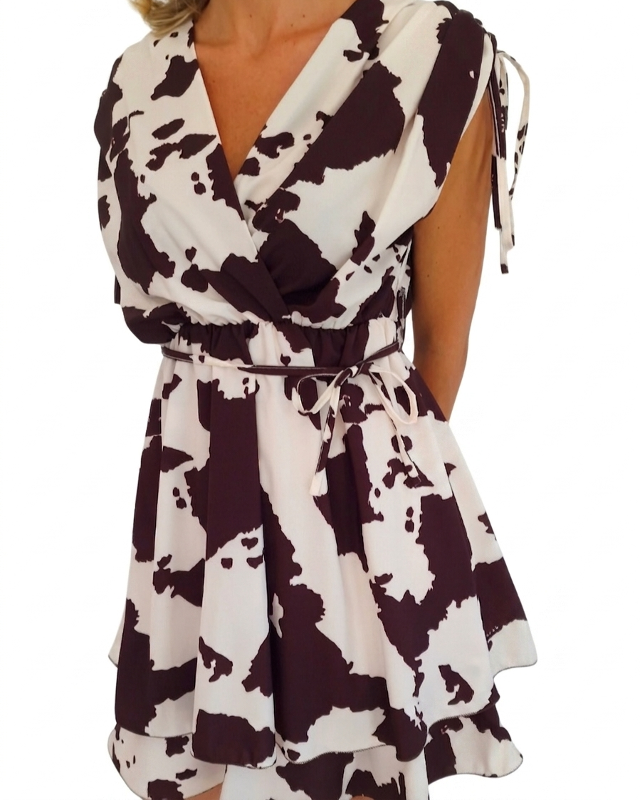 ABITO CORTO WILD COW in paleTTe. abbigliamento
