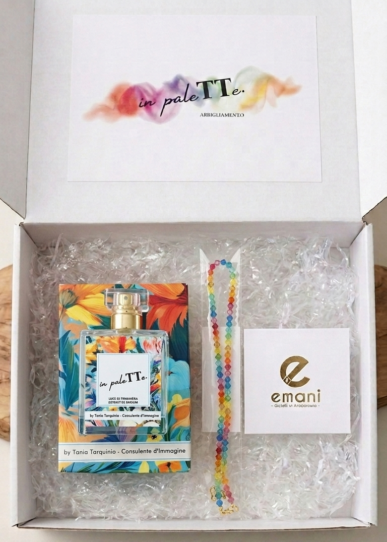 BOX ARMOCROMIA PRIMAVERA - Profumo & Gioiello in paleTTe. abbigliamento