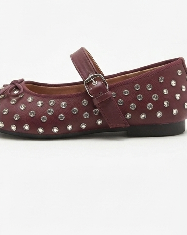Ballerine Donna con Strass | Scarpe Basse a Cinturino in paleTTe. abbigliamento