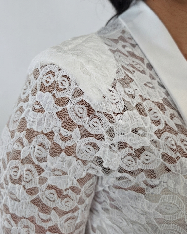 Camicia Body in tulle - bianco in paleTTe. abbigliamento