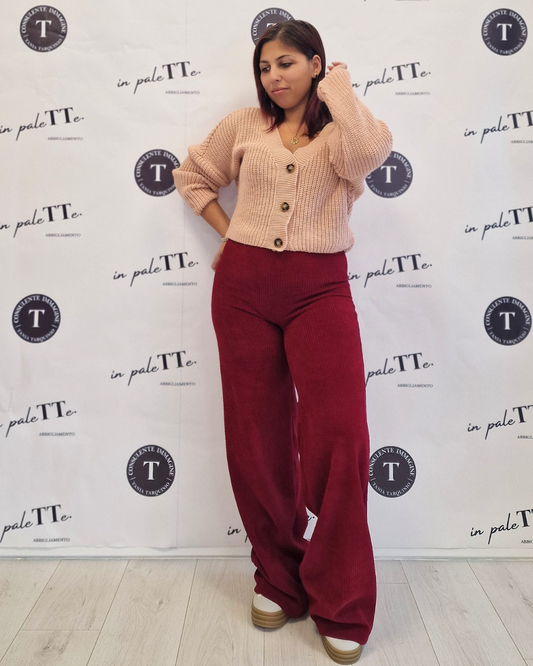 PANTALONE IN VELLUTO. Vari colori in paleTTe. abbigliamento