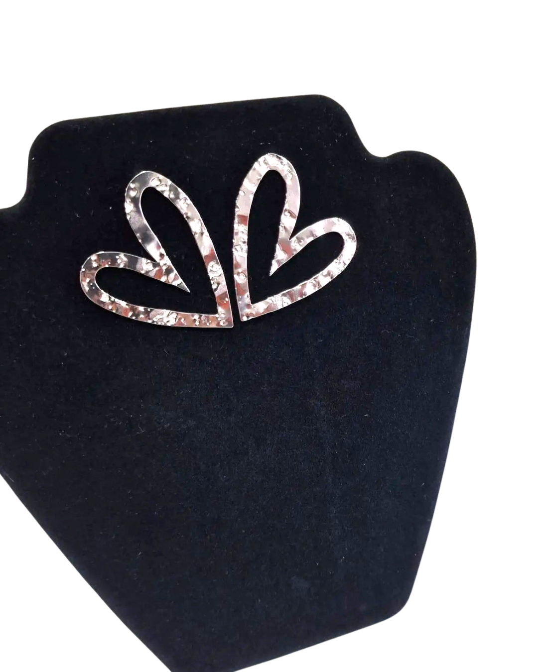 ORECCHINI A FORMA DI CUORE GOLD/SILVER in paleTTe. abbigliamento