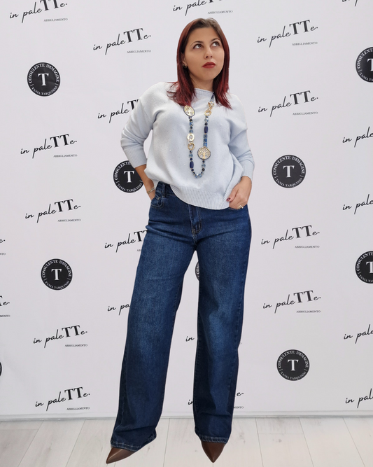 JEANS "EMILY" in paleTTe. abbigliamento