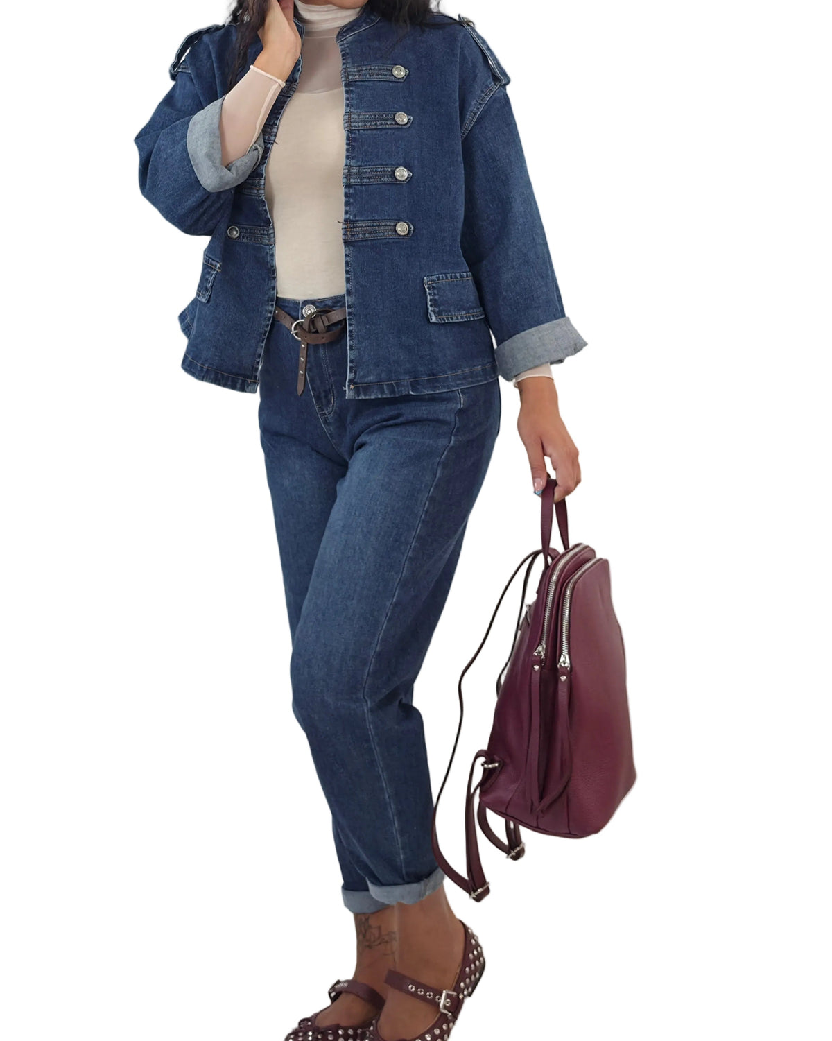 Jeans baggy in paleTTe. abbigliamento