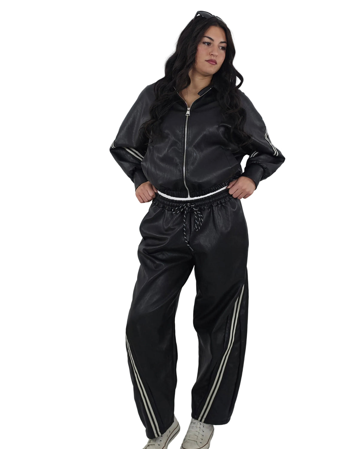 Giacca ecopelle in paleTTe. abbigliamento