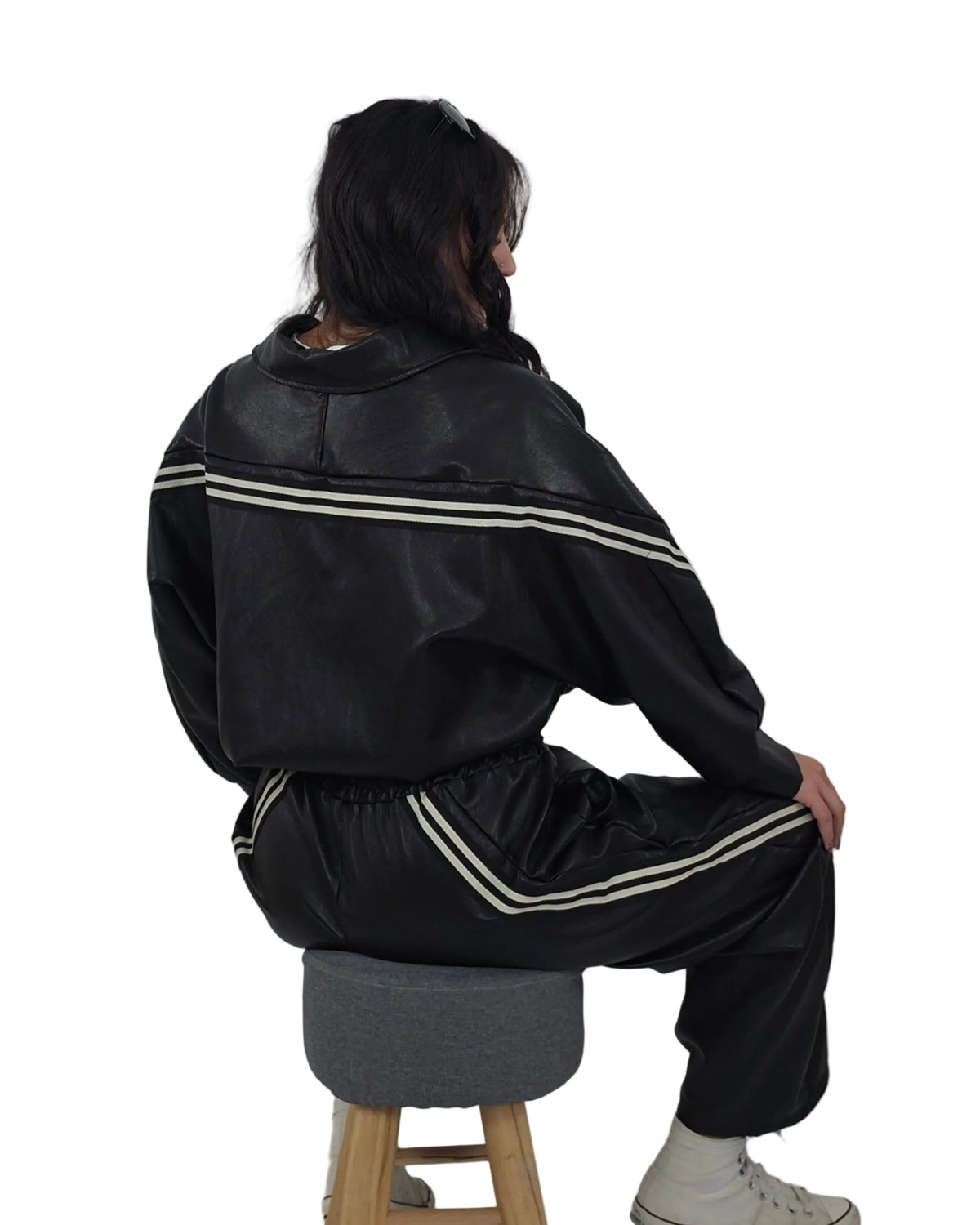 Giacca ecopelle in paleTTe. abbigliamento