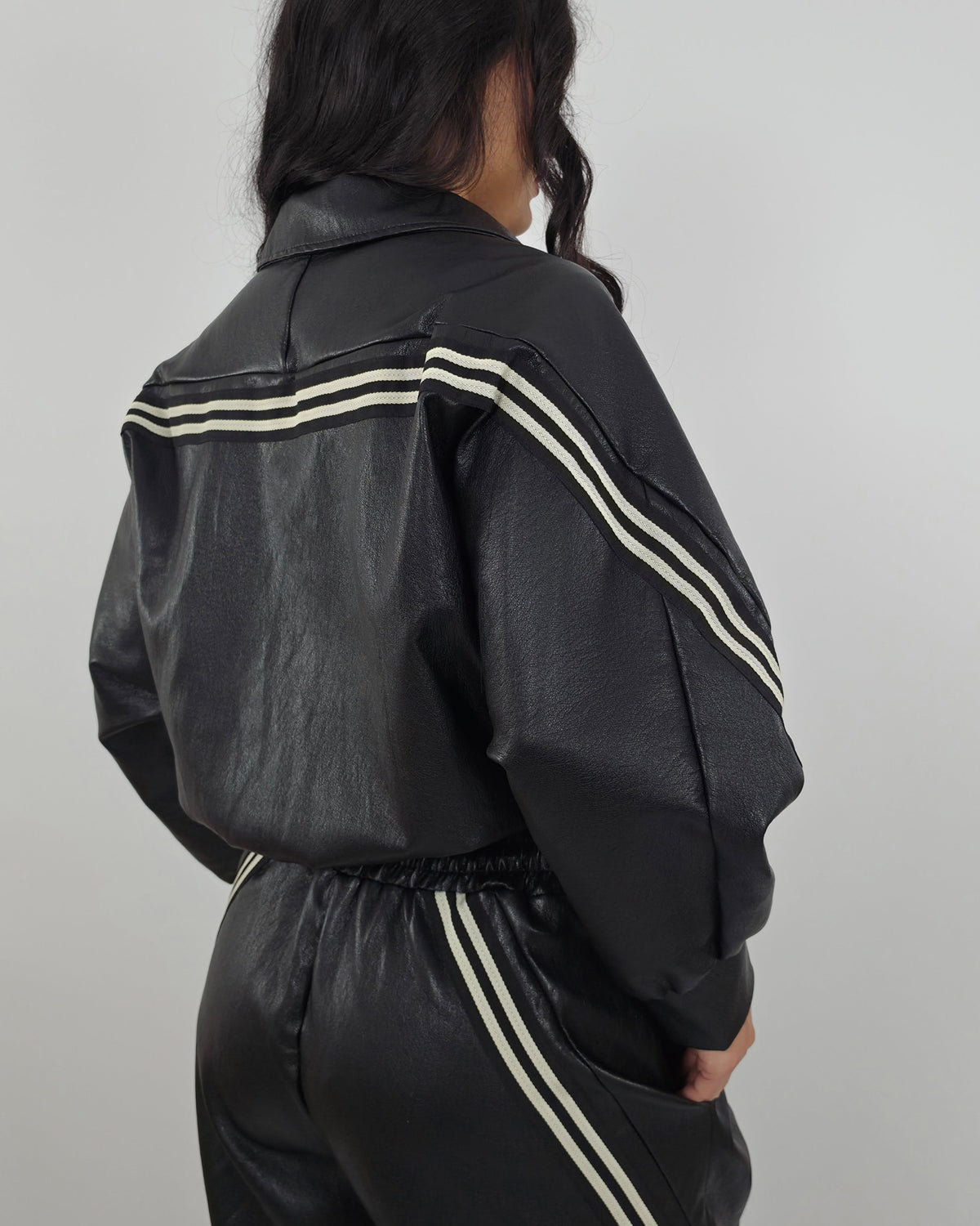 Giacca ecopelle in paleTTe. abbigliamento