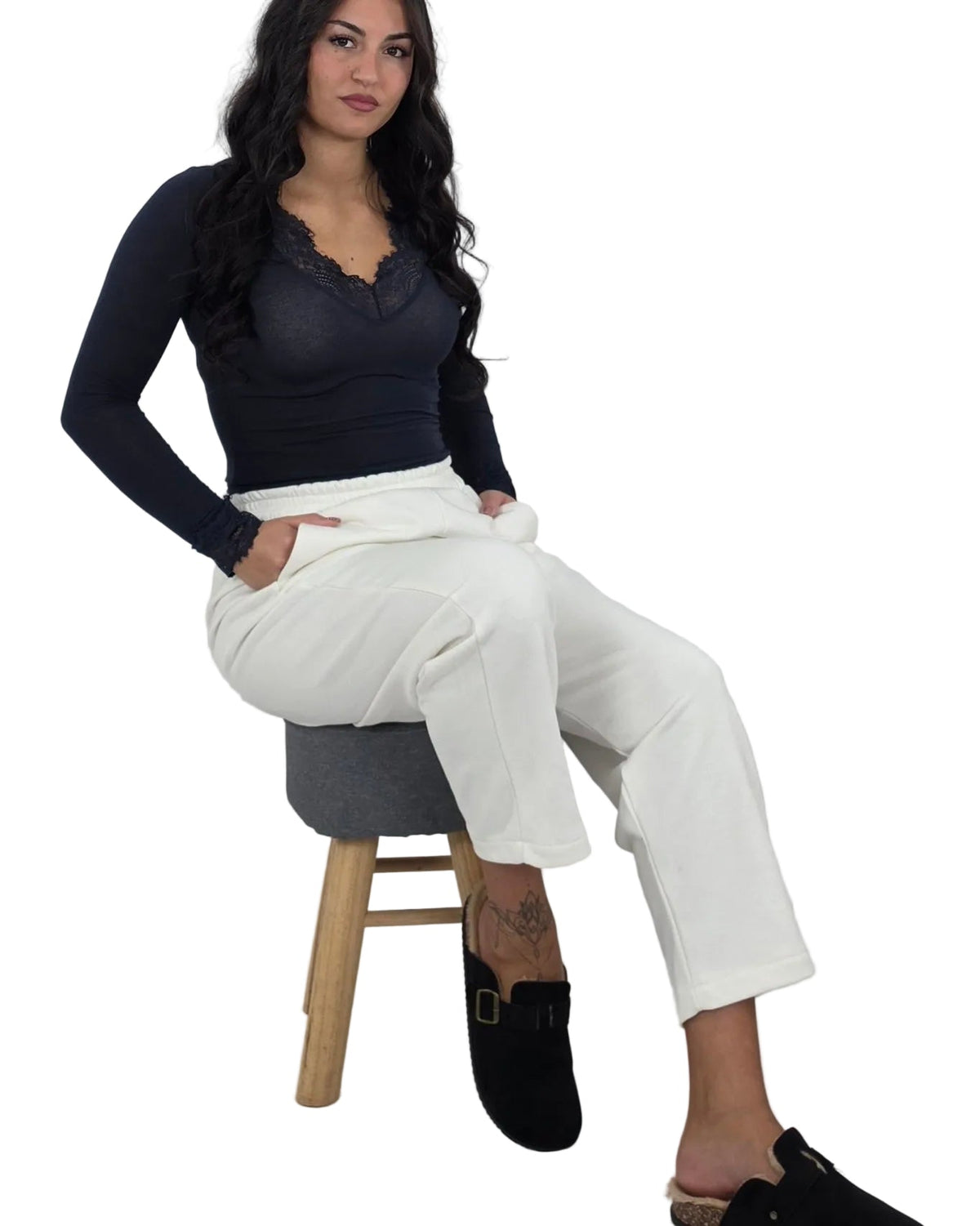 Tuta bianca in paleTTe. abbigliamento
