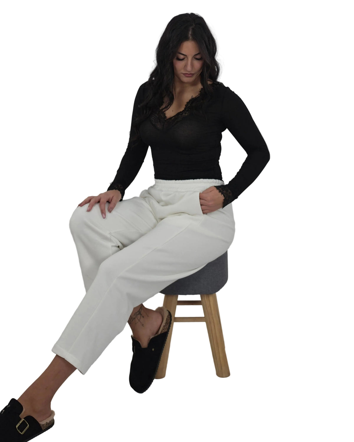 Tuta bianca in paleTTe. abbigliamento