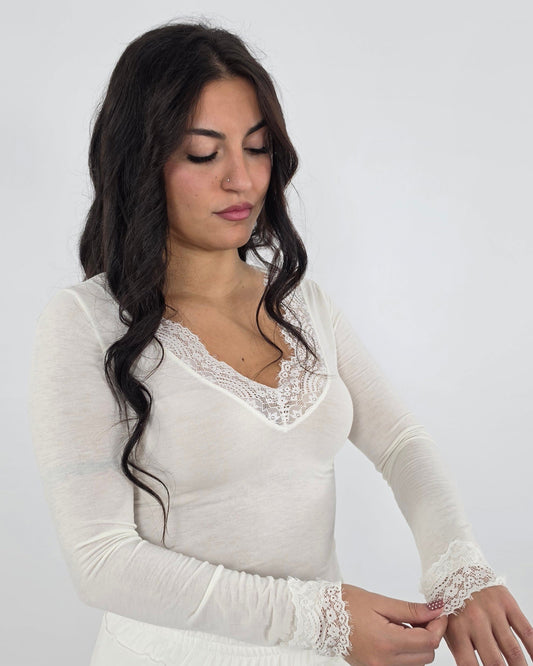 Maglia misto cashmere in paleTTe. abbigliamento