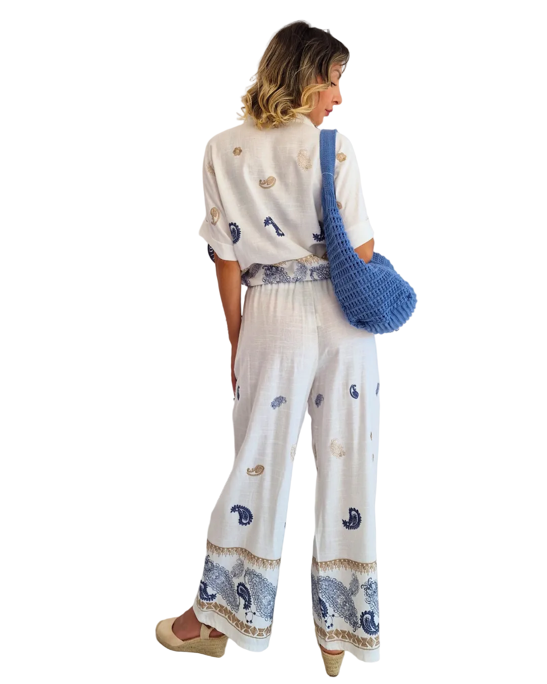 SET COMPLETO MISTO LINO - vari colori in paleTTe. abbigliamento