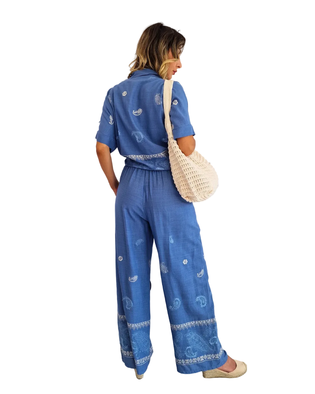 SET COMPLETO MISTO LINO - vari colori in paleTTe. abbigliamento