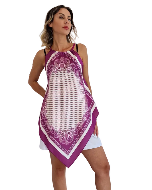 TOP FOULARD - vari colori in paleTTe. abbigliamento