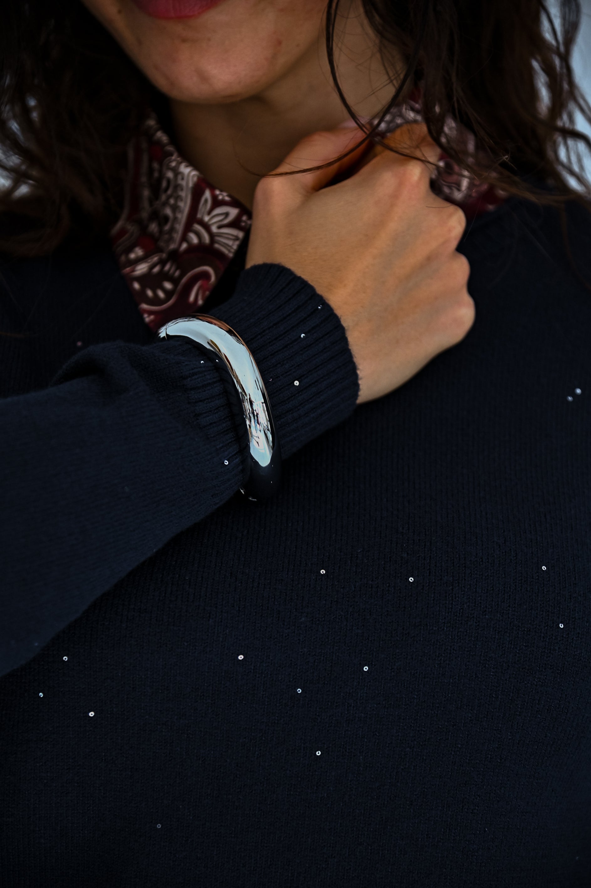 Bracciale argento in paleTTe. abbigliamento