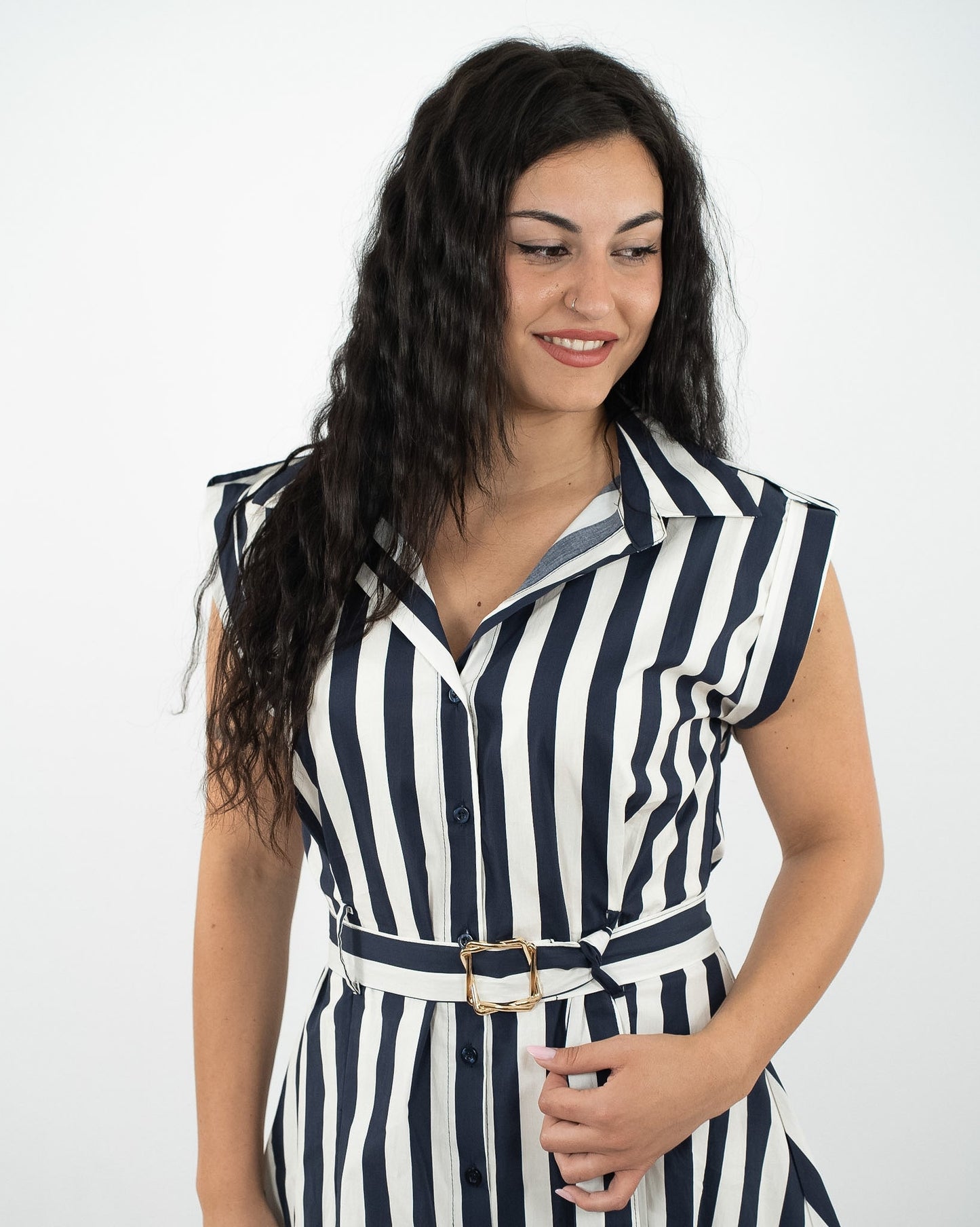 Abito a righe in paleTTe. abbigliamento