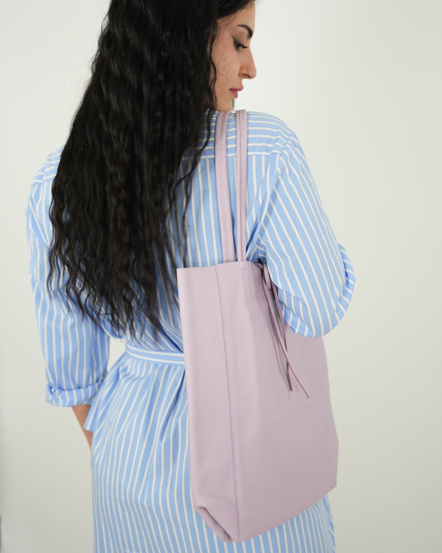 VESTITO CAMICIA A RIGHE "Kikka" in paleTTe. abbigliamento