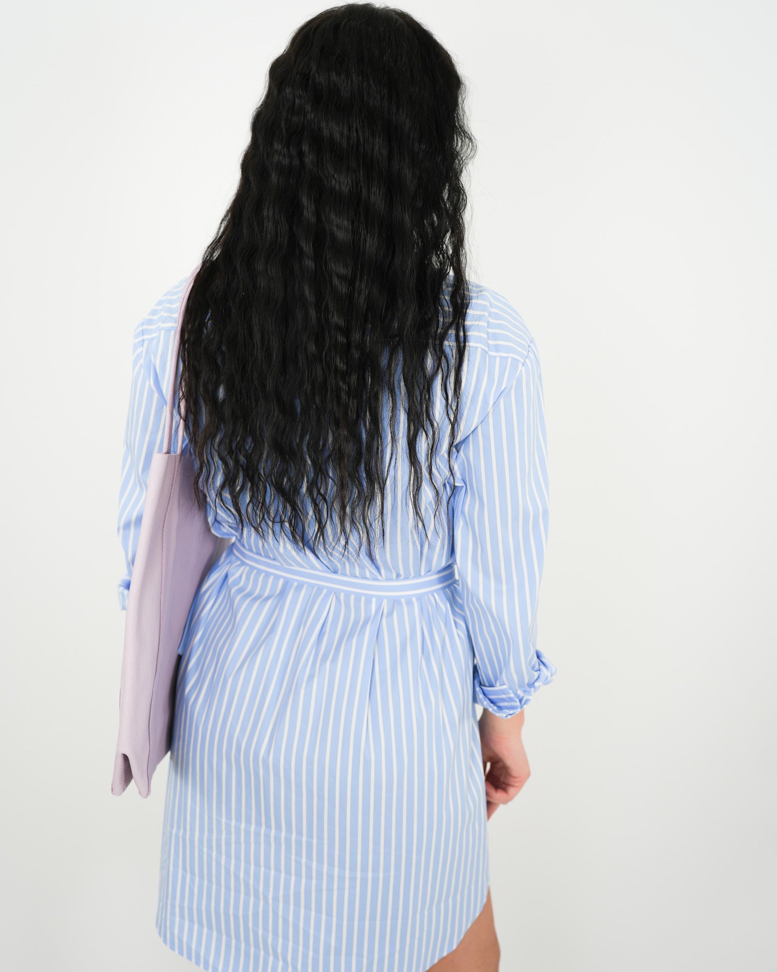 VESTITO CAMICIA A RIGHE "Kikka" in paleTTe. abbigliamento