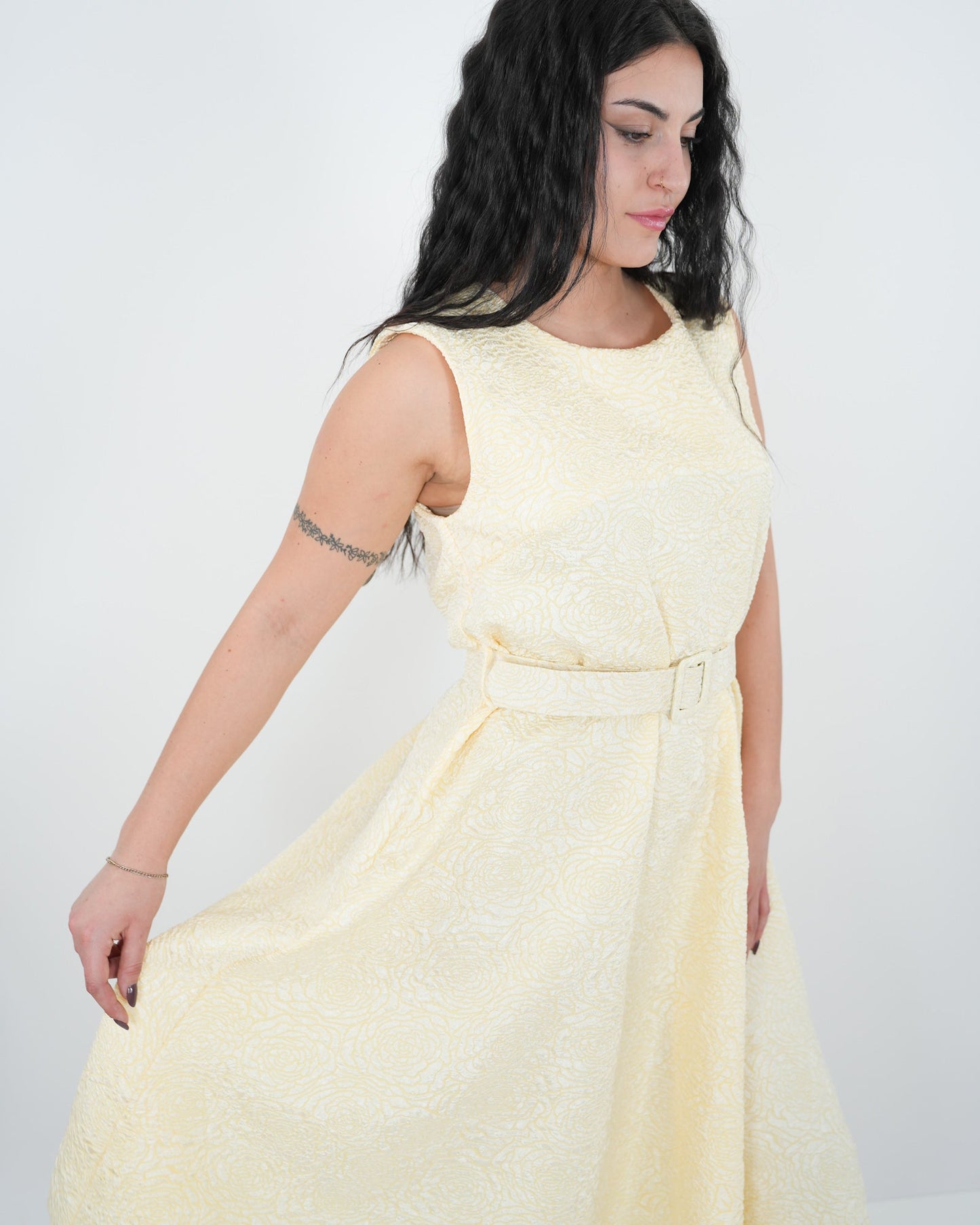 ABITO "Arianna " GIALLO in paleTTe. abbigliamento