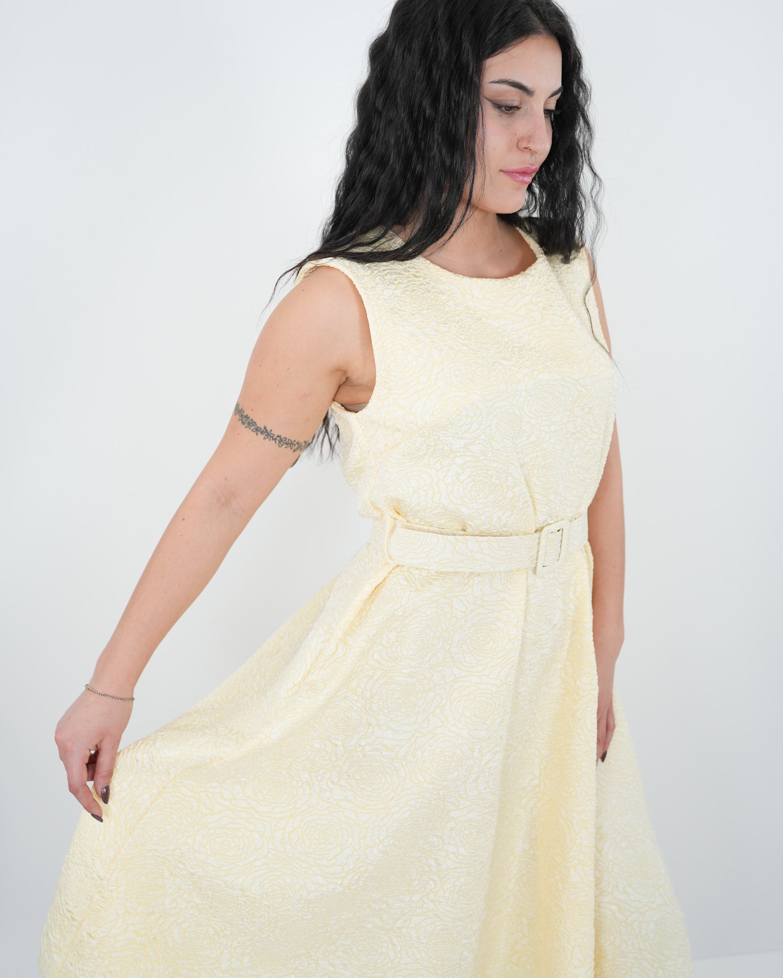 ABITO "Arianna " GIALLO in paleTTe. abbigliamento