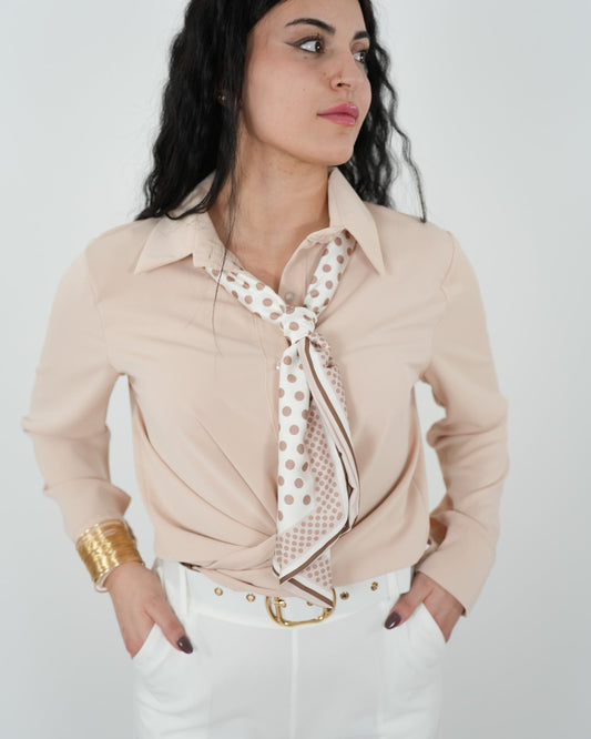 CAMICIA CRAVATTA "Asia" in paleTTe. abbigliamento