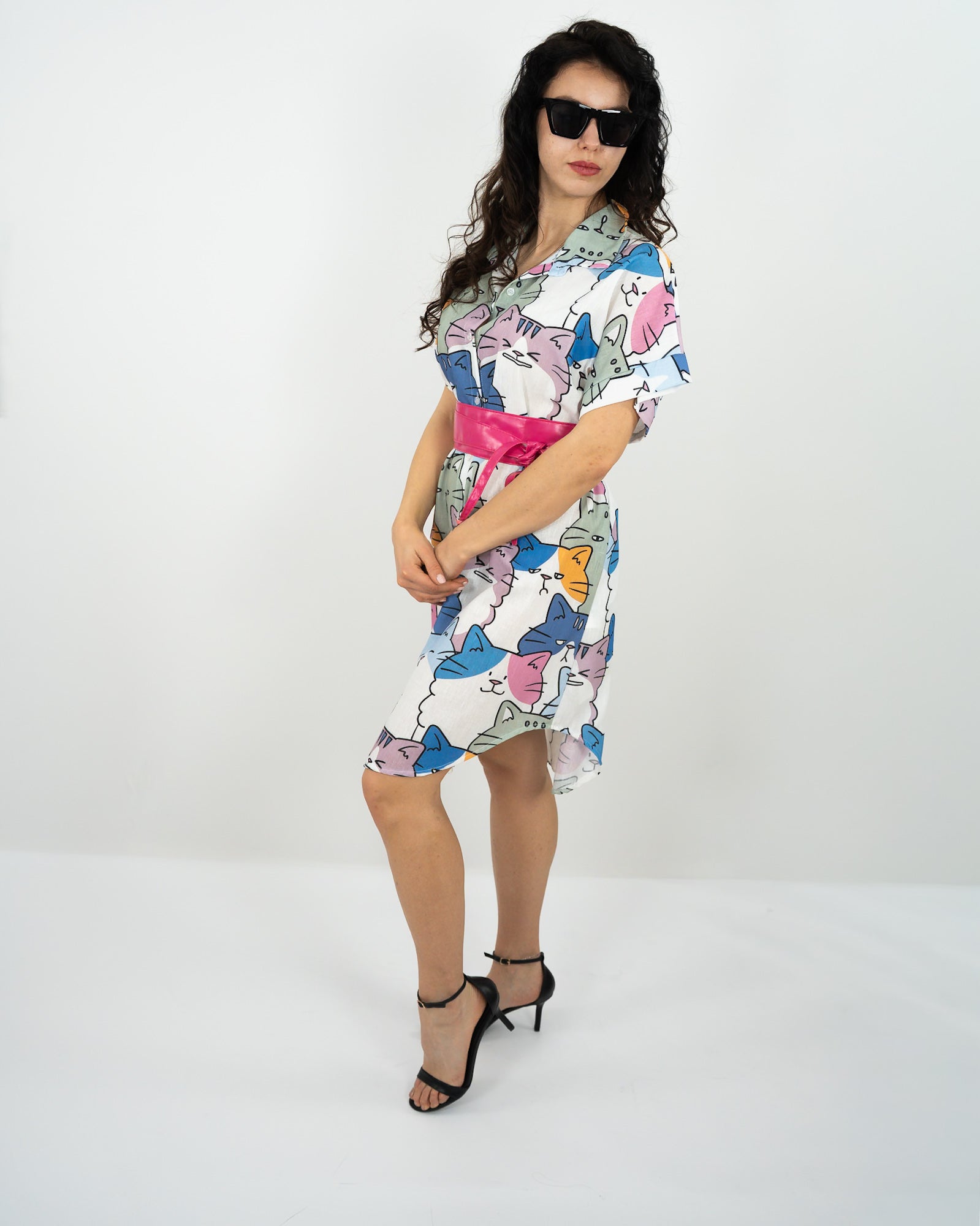 VESTITO CHEMISIER MIAO in paleTTe. abbigliamento