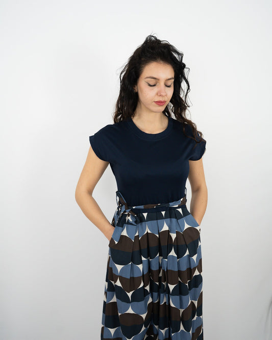 VESTITO fantasy - blu in paleTTe. abbigliamento