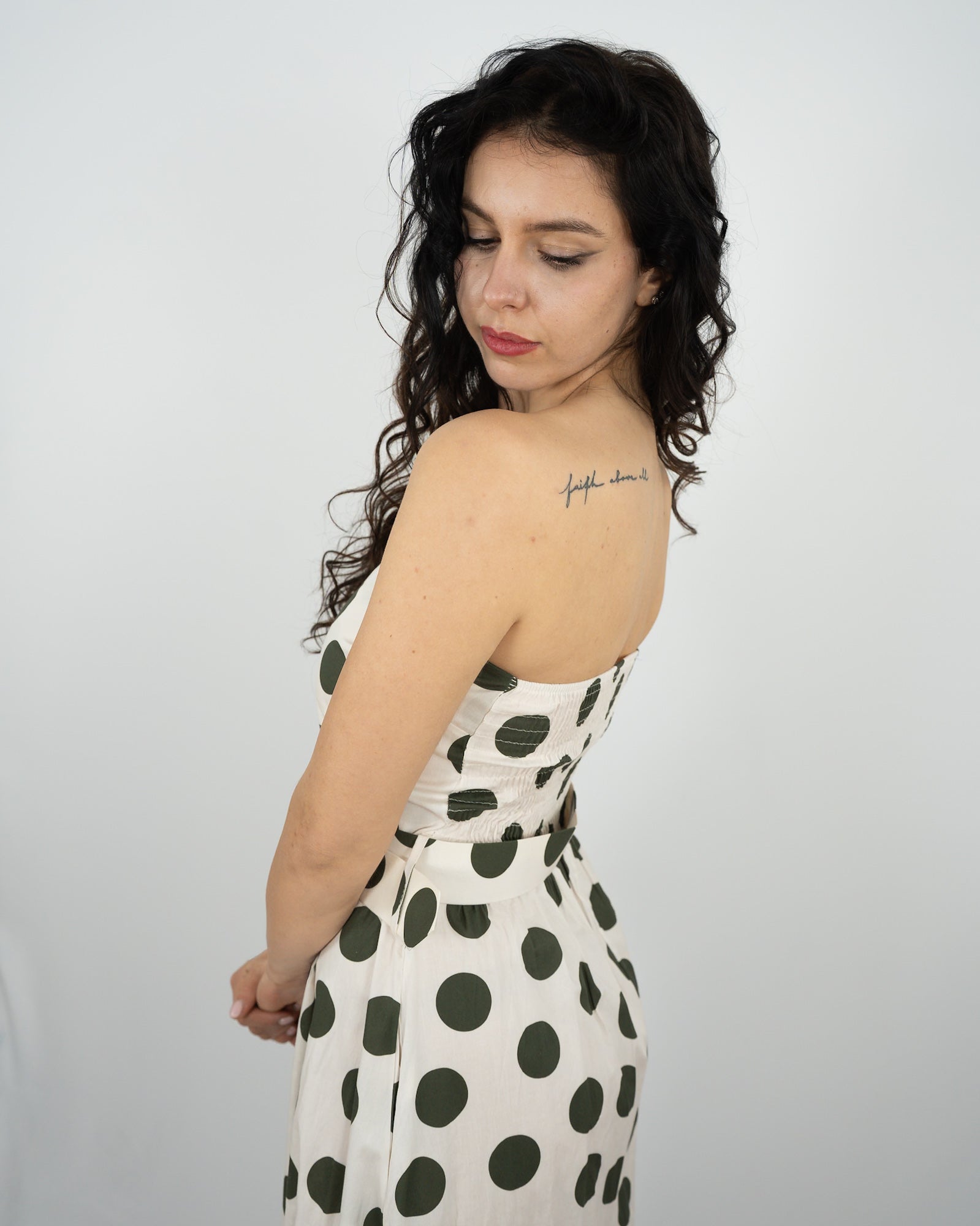 VESTITO A POIS in paleTTe. abbigliamento