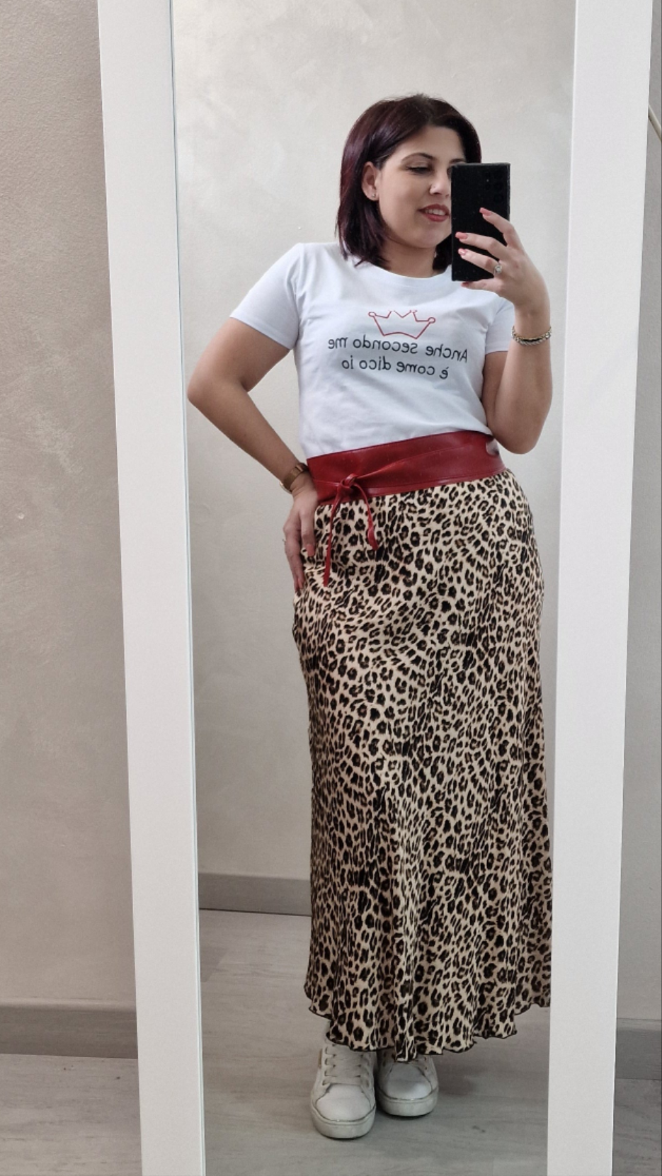 GONNA LUNGA E PANTALONCINO MACULATO - in paleTTe. abbigliamento