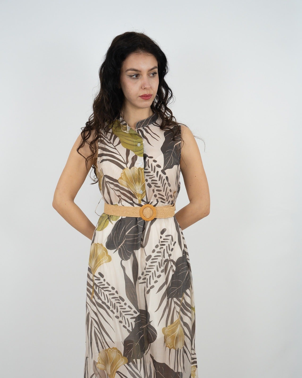 VESTITO MIDI " in paleTTe. abbigliamento