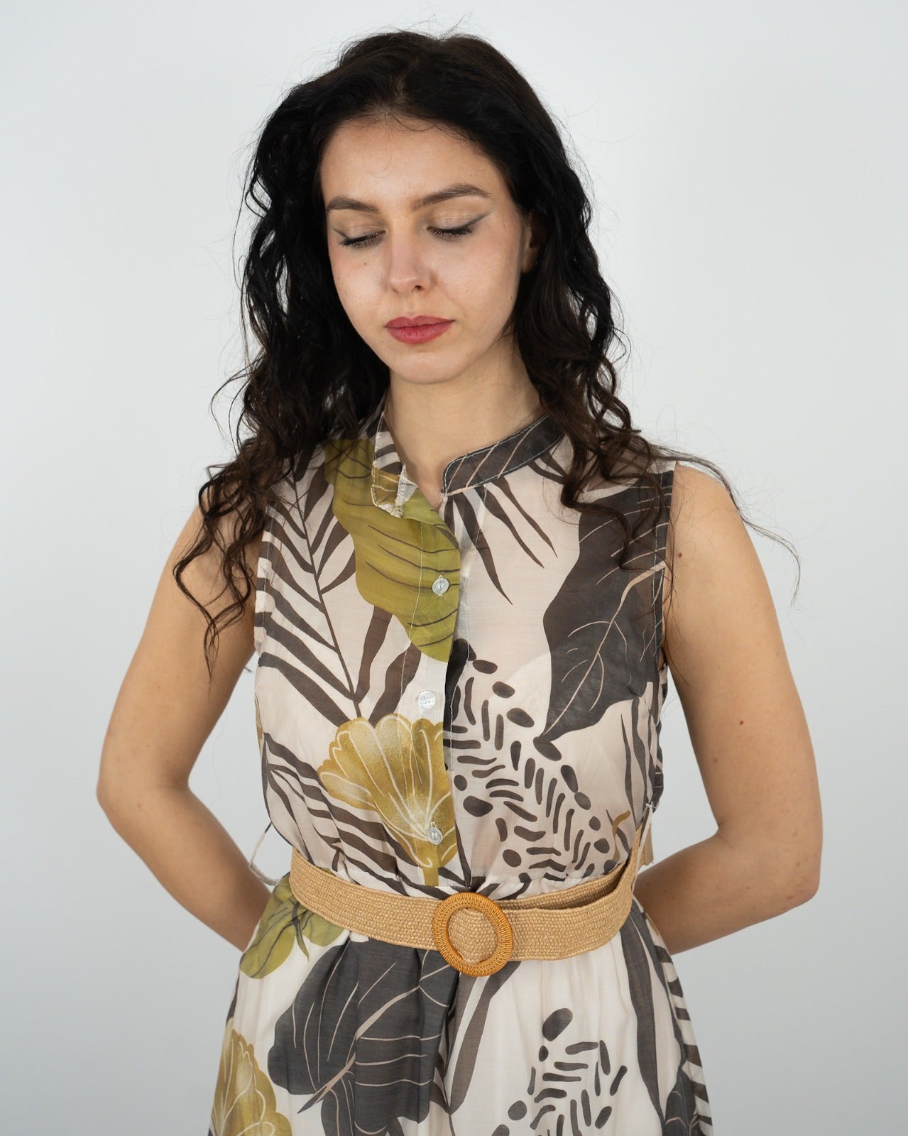 VESTITO MIDI " in paleTTe. abbigliamento