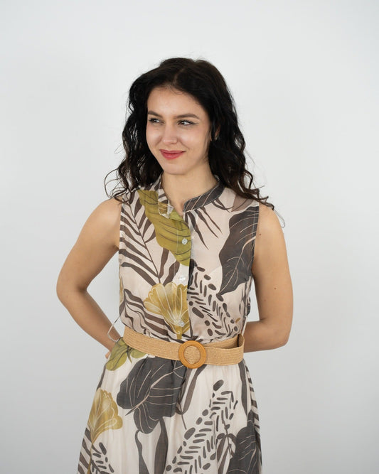 VESTITO MIDI " in paleTTe. abbigliamento