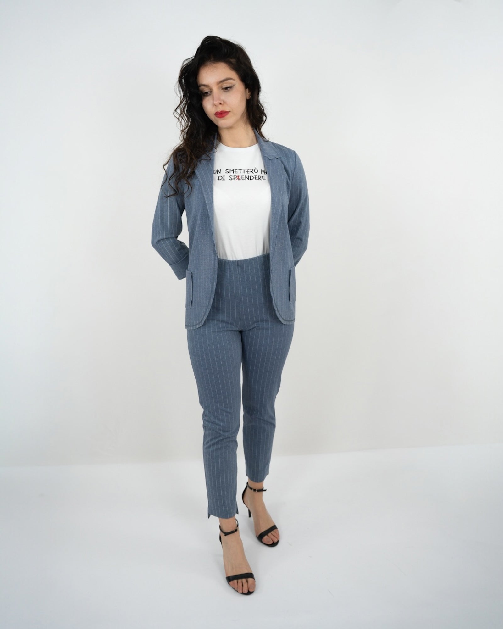 SET COMPLETO BLAZER E PANTALONE vari colori in paleTTe. abbigliamento