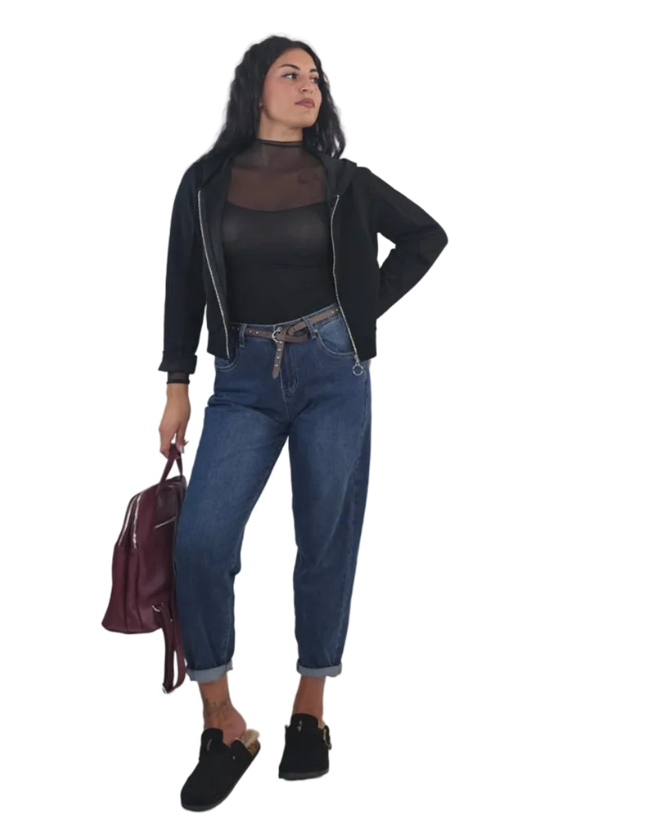 Jeans baggy in paleTTe. abbigliamento